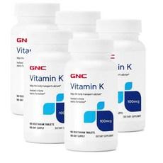 지엔씨 비타민K 100mcg GNC Vitamin K, 5개, 180정 상품 이미지