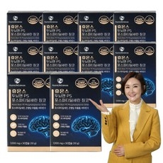 휴온스 두뇌엔 PS 포스파티딜세린 기억력 인지력 개선 웰스앤헬스, 10박스, 30정 상세 이미지