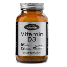 Solguard 비타민 D3 5000 lU 베지캡, 1개, 240정 이미지