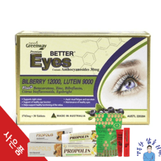 Nature's Geeenway 네이처스 그린웨이 프리미엄 베터 아이즈 빌베리 12000 루테인 20 30정, 2개 이미지