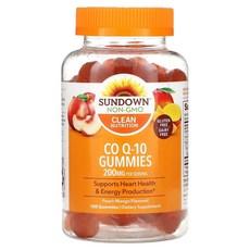 썬다운네 추럴스 Sundown Naturals 코큐텐 구미젤리 복숭아 망고 100개, 100정 상품 이미지