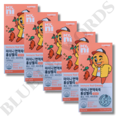 일동 마이니 면역쑥쑥 홍삼젤리 오렌지맛 15g x 30포 x 5박스 75일분, 30g, 5개 상세 이미지