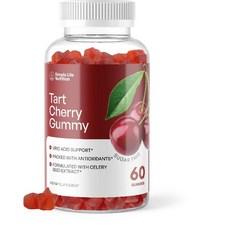 Simple Life Nutrition 타르트 체리 추출물 젤리 - 강력한 항산화 물질 관절 건강 및 회복 지원 천연 수면 보조제 GMO 프리 비건 친화적 글루텐 프리, Simple Life Nutrition 타르트 체리 추, 1개 상품 이미지