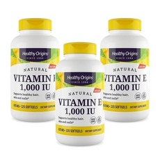 헬시 오리진스 비타민 E 1000IU, 120정, 3개 상세 이미지