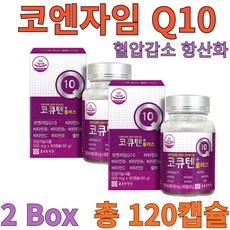 코큐텐플러스120캡슐 코엔자임큐텐 Q10 비타민 B C E 셀레늄, 1개, 120정 상세 이미지