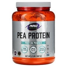 나우푸드 Now Foods 스포츠 완두콩 프로틴 파우더 24g 907g, NOW02135, 1개 상세 이미지