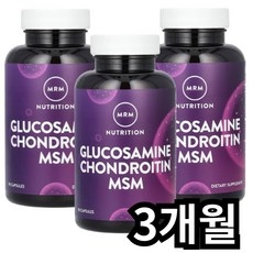 MRM 뉴트리션 글루코사민 콘드로이틴 MSM, 60정, 3개 상세 이미지