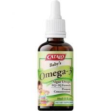 CATALO Baby Algae Omega-3 Drops - DHA & EPA from Vegetarian Algae Oil Formula for Infants & Toddle, CATALO Baby Algae Omega-3 Drop 이미지