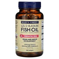Wiley's Finest 알래스카 자연산 피쉬 오일 임신부용 DHA 피쉬 소프트젤 180정, WileysFinest알래스카자연산피쉬오일임신부용DHA 이미지