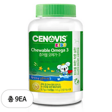 세노비스 키즈 츄어블 오메가3, 150정, 9개 이미지