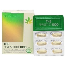 닥터루템 THE 대마종자유 1000 1 000mg x 30캡슐, 4박스, 30정 상세 이미지