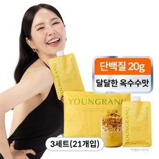 영라뉴 프로틴 핏 쉐이크 장영란 단백질 스위트콘 영란뉴 파우치형, 3세트, 315g 상세 이미지