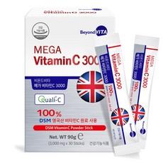 비욘드비타 메가 비타민C 3000 30포 영국산, 90g, 2개 상품 이미지