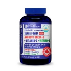 내츄럴365 캐나다 슈퍼파워 rTG 알티지 엔초비 오메가3 비타민D 비타민E (1병 3개월분), 90정, 4개 상세 이미지