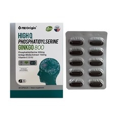 엔젯오리진 하이큐 포스파티딜세린 징코 800mg x 30캡슐, 30정, 6개 상세 이미지