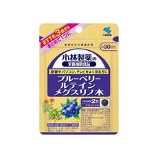 고바야시 제약 블루베리 루테인 메구스리노 나무 개당15회분 회당2정, 6개, 30정 이미지