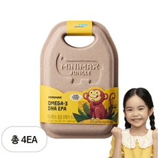 미니막스 정글 오메가 3 DHA EPA, 96정, 4개 이미지