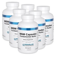 더글라스랩 엠에스엠 750mg 식이유황 캡슐 Douglas Laboratories MSM Fundamental Sulfur, 100정, 6개 상세 이미지