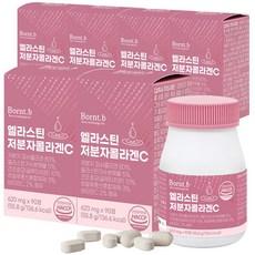 본트비 엘라스틴 저분자 콜라겐 글루타치온 히알루론산 비타민C, 90정, 6개 상품 이미지