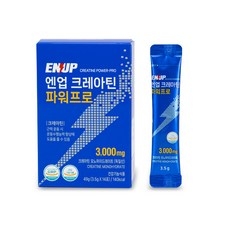 독일산 프리미엄 모노하이드레이트 엔업 크레아틴 파워프로(3.5gx14포) 바로먹는 1회용 스틱포장 식약처인정 건강기능식품 1박스, 49g, 1개 상세 이미지