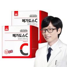 고려은단 메가도스C 비타민C 2000 100포, 2개, 200g 상품 이미지