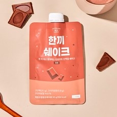 식물성 단백질 쉐이크 파우치 맛있는 다이어트 프로틴 쉐이크 아침 식사 대용 미숫가루 1개, 초코 1개, 350g 상세 이미지