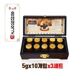 홍삼정옥고 홍삼정 명품 홍삼환 홍삼 분말 가루 생지황 백복령 벌꿀 건강환 피로회복 면역기능 효능 부모님 선물세트 쇼핑백증정, 브레인비 3set, 3개 상세 이미지