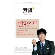 콴첼 비타민 K2 + D3, 90정, 1개 상품 이미지