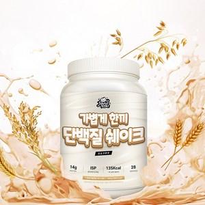 자니웨이 가볍게한끼 식사대용 단백질 쉐이크 곡물 미숫가루맛, 1개, 1kg 상품 이미지