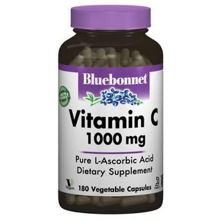 블루보넷 비타민 C 1000mg 글루텐 프리 무설탕 베지터블 캡슐, 180정, 1개 상품 이미지