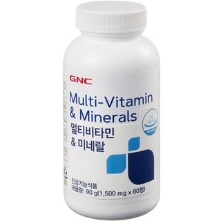 GNC 멀티비타민 앤 미네랄 90g, 60정, 1개 상세 이미지