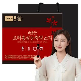 정원삼 6년근 고려홍삼정 365스틱 진 + 쇼핑백, 10g, 30개 상품 이미지