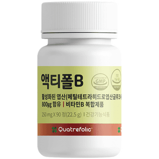 액티폴B 활성엽산 3개월분 90p, 90정, 1개 상품 이미지