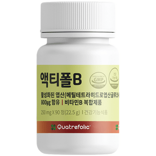 액티폴B 활성엽산 3개월분 90p, 90정, 1개 상세 이미지