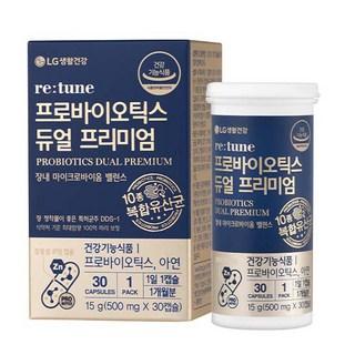 리튠 프로바이오틱스 듀얼 프리미엄 30p, 30정, 1개 상품 이미지