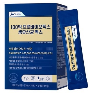 JW중외제약 100억 프로바이오틱스 생유산균 맥스 30p, 60g, 1개 상세 이미지