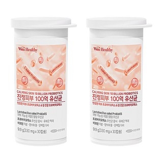 위시헬씨 진정피부 100억 유산균, 30정, 2개 상세 이미지