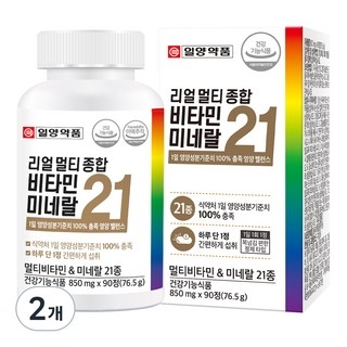 일양약품 리얼 멀티 종합 비타민 미네랄 21, 90정, 1개 상세 이미지