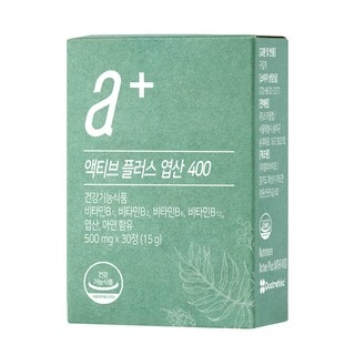 뉴트리모어 액티브 플러스 엽산 400 (30정) 상세 이미지
