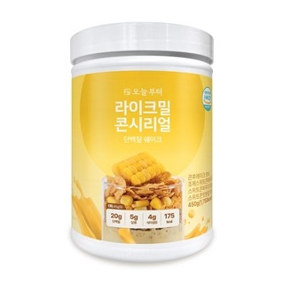 오늘부터 라이크밀 콘시리얼맛 단백질 쉐이크 프로틴 맛있는 식사대용 한끼 대용량 파우더, 450g, 1개 상세 이미지