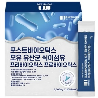 슈퍼쎈 포스트바이오틱스 모유 유산균 식이섬유, 400g, 1개 상세 이미지