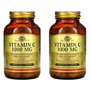 솔가 비타민C 1000mg 베지터블 캡슐, 100정, 2개 상품 이미지