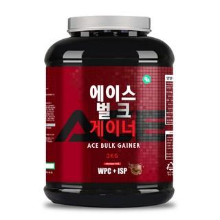 에이스 벌크 게이너 단백질보충제 프로틴 벌크업 프로틴 초코맛 3kg