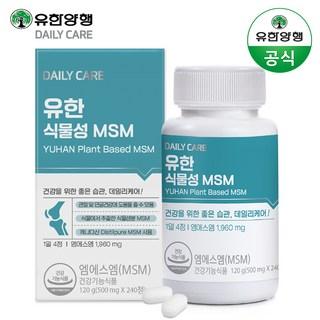 유한양행 유한 MSM 식물성 식이 유황 240정 (60일분), 240정, 1박스 상품 이미지