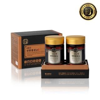 한삼인 6년근 진한홍삼고 240g 2병 1세트 (쇼핑백), 2개 상품 이미지