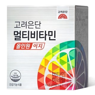 고려은단 멀티비타민 올인원 이지, 120정, 1개 상세 이미지