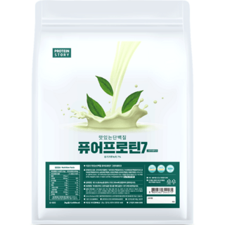 프로틴스토리 맛있는 단백질 퓨어프로틴7 3kg 그린티쉐이크 상세 이미지