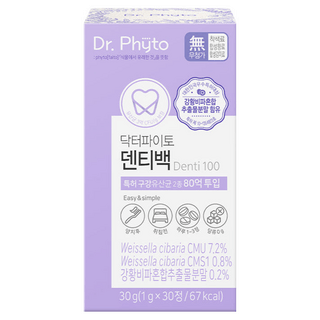 닥터파이토 덴티백 구강유산균 30정 1박스 구강쳥결 상세 이미지