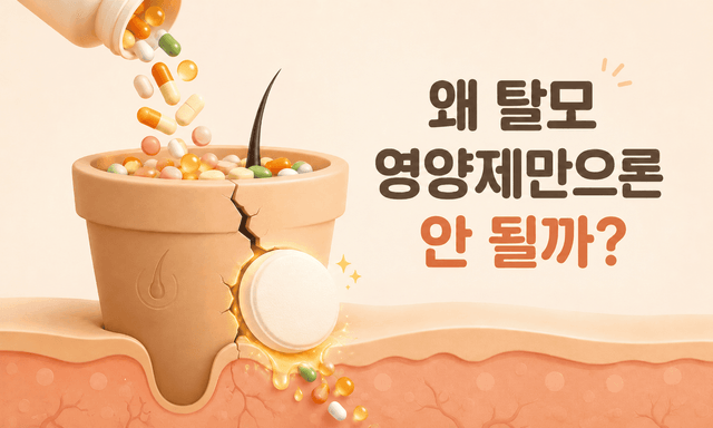 탈모, 왜 영양제만으론 안 된다고 할까? : 탈모약과 보조제 활용법