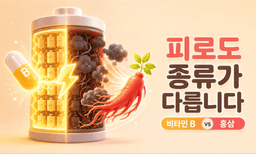 대사성 피로엔 비타민 B, 스트레스 피로엔 홍삼 — 내 피로에 맞게 고르세요!